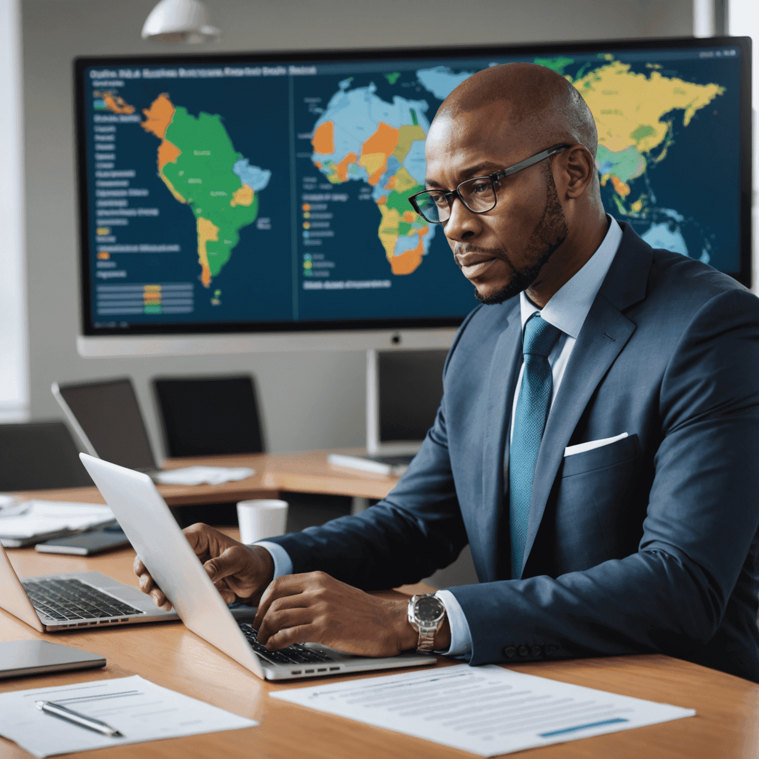 A risk management professional analyzing potential threats and developing mitigation strategies to protect a South African business from financial and operational risks.